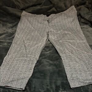 Lane Bryant Gray Cropped Pants